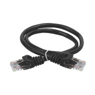 Коммутационный шнур ITK кат. 6 UTP PVC 3м черный