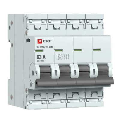 Выключатель нагрузки EKF PROxima 4P 63А ВН-63N