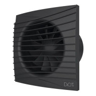 Вентилятор осевой вытяжной ЭРА.SILENT 4C matt black D100