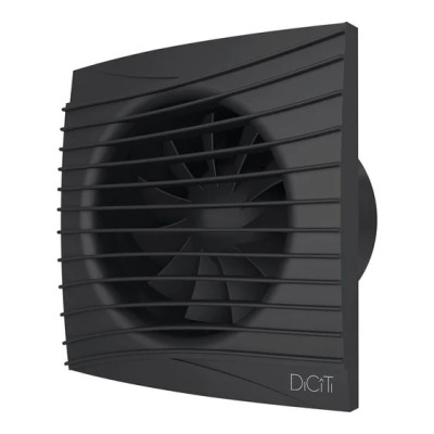 Вентилятор осевой вытяжной ЭРА.SILENT 4C matt black D100