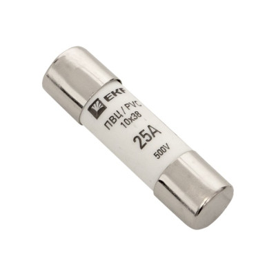 Плавкая вставка цилиндрическая ПВЦ EKF 10х38 25А