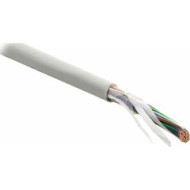 Кабель витая пара Hyperline UUTP10-C3-S24-IN-PVC-GY неэкранированная U/UTP, категория 3, 10 пар (24 AWG), одножильный (solid), PVC, -10°C - +50°C, серый