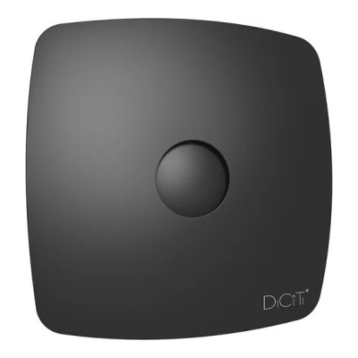 Вентилятор осевой вытяжной ЭРА.RIO 5C matt black D125