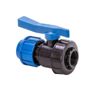 Кран ПНД шаровой LAMMIN обжим-вн. Д- 32*1