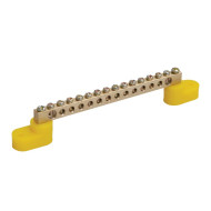 Шина IEK нулевая ШНИ 8х12-24-У2-Ж на двух. угловых изол.