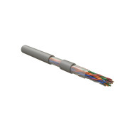 Кабель витая пара Hyperline UUTP10W-C5-S24-IN-LSZH-GY U/UTP, категория 5, 10 пар (24 AWG), одножильный (solid), LSZH нг(А)-HF, –20°C – +60°C, серый