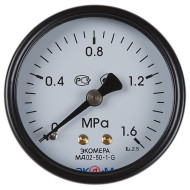 Манометр Экомера МД02-50мм 0..1МПа G1\4 Осевой