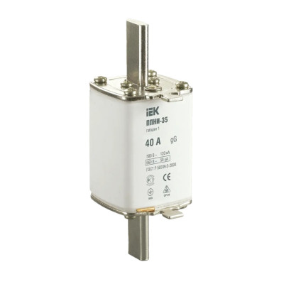 IEK DPP30-040 Вставка плавкая ППНИ-35 40А габарит 1