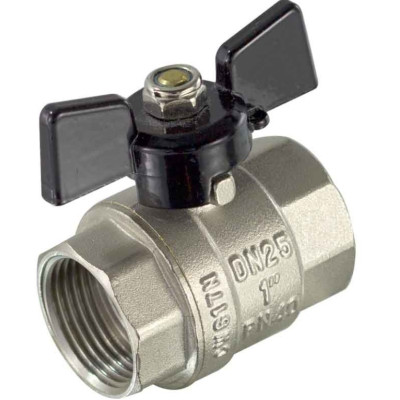 Кран шаровой 1 гг бабочка усиленный TIM