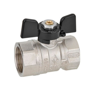 Кран НВ 3/4' бабочка Bugatti ARIZONA серия 607 стандартный проход