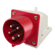 Вилка TDM 515 стационарная 3Р+РЕ+N 16А 380В IP44