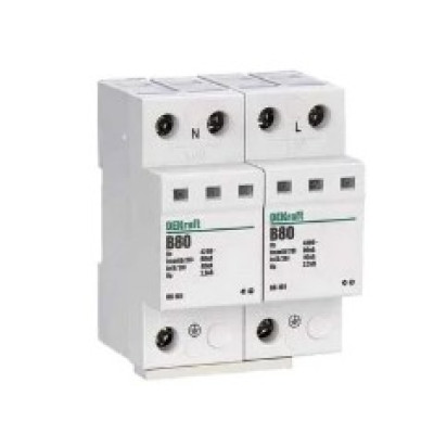 Ограничитель импульсных перенапряжений Dekraft 2П 80кА B 420В ОП-101