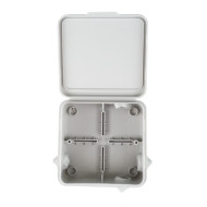 Коробка расп. IEK КМ41256 100х100х50мм о/к IP54 8 вв. (7035)