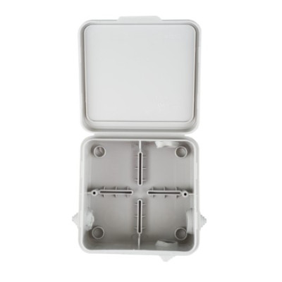 Коробка расп. IEK КМ41256 100х100х50мм о/к IP54 8 вв. (7035)