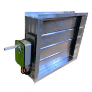 Заслонка воздушная NAVEKA ZE- 5030 с приводом 3003N-230-N (3NM,с пруж. возвр., 230В) с эл.подогревом