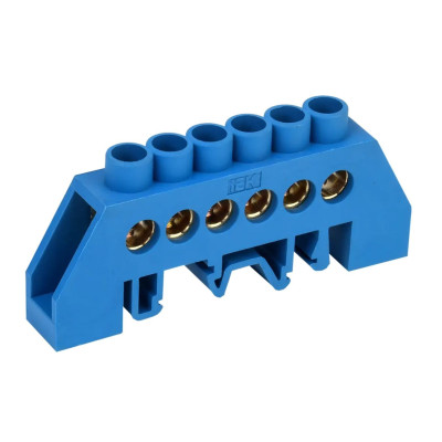 Шина нулевая в комб. DIN-изол. "Стойка" ШНИ-8х12-6-КС-С IEK