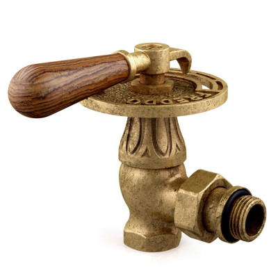 Вентиль SR Rubinetterie Belle Epoque 1/2” на подачу прямой, ручной регулировки, цвет бронза