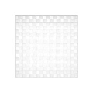 Решетка вентиляционная декоративная потолочная ERA П6060ДП FUSION