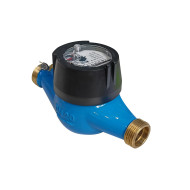 Универсальный счетчик воды «Пульсар М» без интерфейса Ду20, пластиковый регистр, Qn=2,5 м3/ч