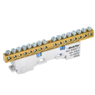 Шина IEK TEKFOR N "ноль" неизол. на унив. держ. 6х9-16-С