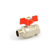 Кран НВ 3/4" полнопроходной, бабочка Uni-fitt Etalon