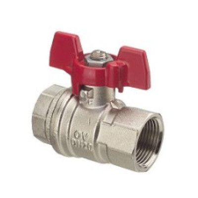 Шаровой кран Oventrop Optibal DN 32, ВР-ВР, рукоятка бабочка