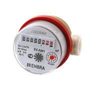 Счётчик учёта горячей воды ENBRA EV-AM1 L130 D20 B, без сгонов