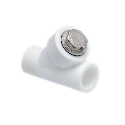 Фильтр PP-R белый сетчатый Ду25х45гр РосТурПласт