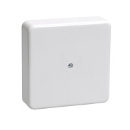 Коробка распаячная КМ41219 для открытой проводки 100х100х29 мм белая (6 клемм 6мм2) IEK UKO10-100-100-029-K01