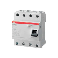 Выключатель дифференциального тока ABB 4-модульный FH204 AC-63/0,3