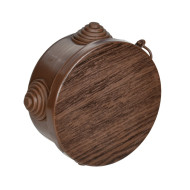 Коробка распаячная КМ для открытой проводки D=65х40мм IP54 4 гермоввода (7035) GENERICA