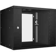 Шкаф телекоммуникационный настенный 19" 9U Cabeus WSC-05D-9U55/45-BK