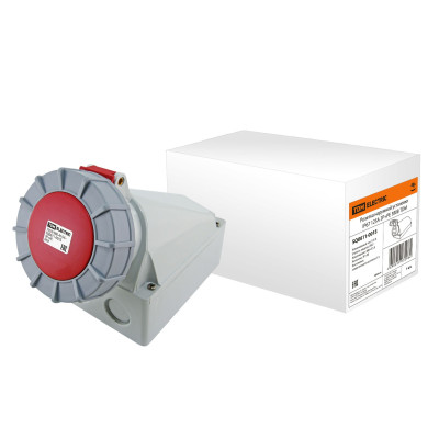 Розетка наружной установки TDM ELECTRIC IP67 125А 3Р+РЕ 380В