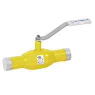 Кран шаровый стальной Temper Ду- 25; Ру-40, под приварку,Ст-20 арт. 38220025, 230мм, газ -40+200