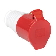 Розетка кабельная EKF силовая переносная 224 3Р+РЕ 32А 380В IP44