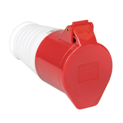 Розетка кабельная EKF силовая переносная 224 3Р+РЕ 32А 380В IP44