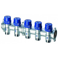 Терморегулирующий коллектор FAR 1" с 3 отводами М24х19