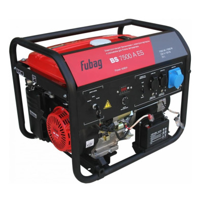 Генератор бензиновый FUBAG BS 7500 A ES электростартер и коннектор автоматики