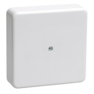 Коробка распаячная КМ для открытой проводки 100х100х29мм белая IEK UKO10-100-100-029-K01-E