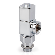 Вентиль SR Rubinetterie осевой, серия Esedra 1/2", ручной регулировки, цвет хром