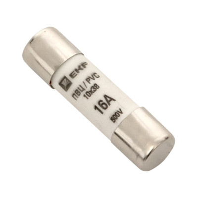 Плавкая вставка цилиндрическая EKF ПВЦ 10х38 16А
