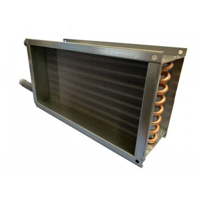 Воздухонагреватель водяной NAVEKA W3- 6030 (ширина 150 мм, короткие патрубки в центре)