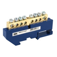 Шина нулевая на DIN-изол. ШНИ 8х12-8-Д-С IEK