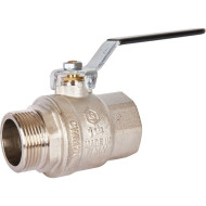 Кран Stout шаровой полнопроходной ВР/НР ручка рычаг 1 1/4