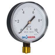 Манометр Экомера МД02-50мм 0-1МПа (0..10бар) G1\4