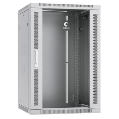 Шкаф телекоммуникационный настенный 19" 18U Cabeus SH-05F-18U60/45-R
