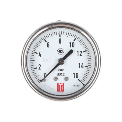 Манометр BD ДМ 2 063 Т (0-16) бар, кл.1,5, G1/4 DIN CASE