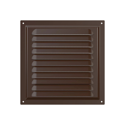 Решетка ERA 2020МЭ, металл, коричневая