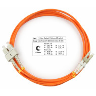 Оптический патч-корд LC-SC Cabeus FOP-62-LC-SC-2m 62,5/125 (ОМ1) 2 метра