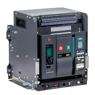 Воздушный автоматический выключатель ESQ ВА99-40A, 3D, 1600А, 65 кА, тип реле 3H, 220В